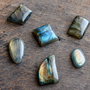 Lot 6 labradorite - 195 karate -Pret promotional