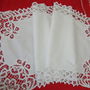 Mileu-traversa - cu broderie si dantela