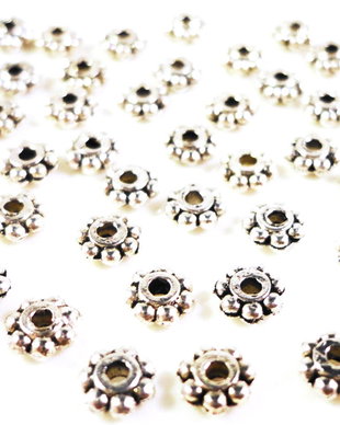 20 x Margele metalice argint tibetan