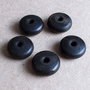 Margele corn de bivol - 5 buc  - 16 x 7 mm