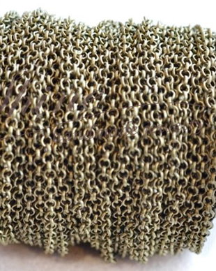 Lant, bronz antichizat, 7mm