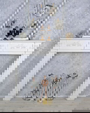 SUPORT SEMINEU  DIN LEMN MASIV ALB