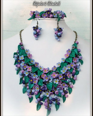 Set cu flori de liliac