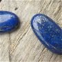 Cabochon lapis lazuli, 30x15mm