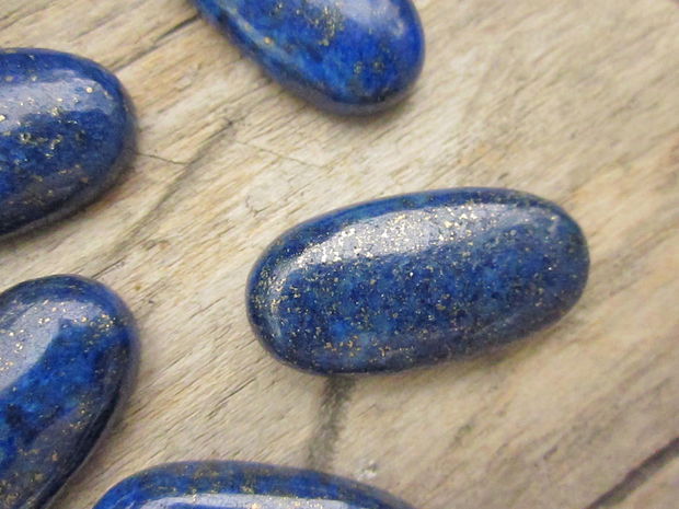 Cabochon lapis lazuli, 30x15mm