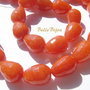 Agate orange picaturi fatetate Agate orange picaturi fatetate aprox 14.5x10 mm