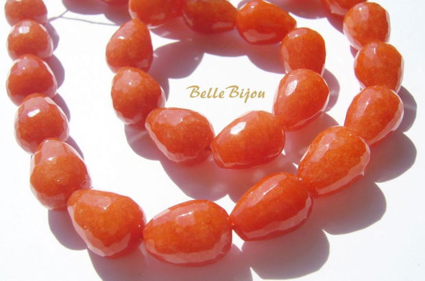 Agate orange picaturi fatetate Agate orange picaturi fatetate aprox 14.5x10 mm