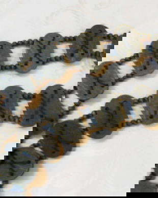 Cordon cu margele din lemn