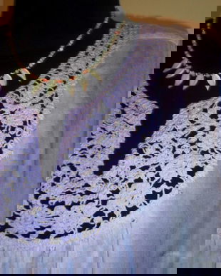 Bluza cu dantela de bumbac