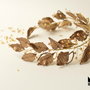 Coronita de frunze de lut Golden Godess