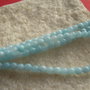 Agate baby blue aprox 4 mm