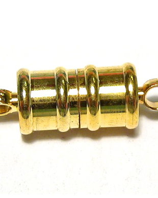 Inchizatoare cu magnet, 17x6 mm, aurie