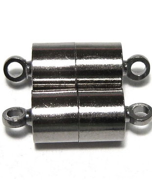 Inchizatoare cu magnet, 16x6 mm, neagra