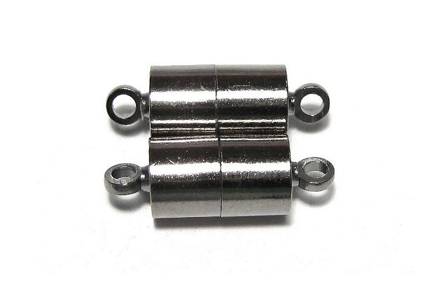 Inchizatoare cu magnet, 16x6 mm, neagra