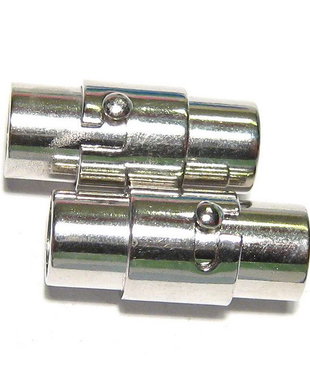 Inchizatoare cu magnet, 15.5x7 mm, platina