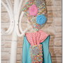 set  caciula si esarfa, gingas,cochet,finut