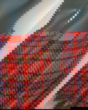 FUSTA STOFA LANA TARTAN