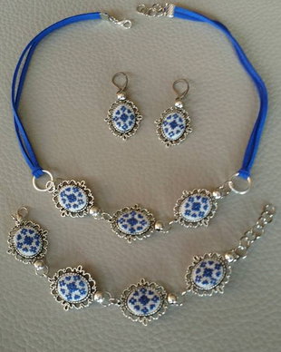 Set bijuterii brodate  traditii romanesti