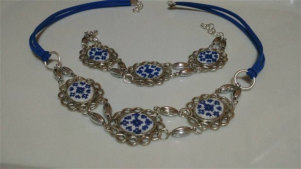 Set bijuterii brodate  traditii romanesti