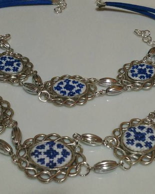 Set bijuterii brodate  traditii romanesti
