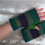 Manusi tricotate manual