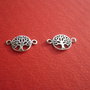 Link pomul vietii din argint rodiat aprox 1x10.5x17 mm (cu anourile)