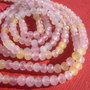 Mix pastel agate rondele mici fatetate sir aprox 18.5 cm
