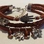 Bratara snur impletit hamsa