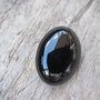 Cabochon agata neagra 29x20mm