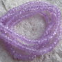 REZERVATE...Agate lila rondele mici fatetate sir aprox 18.5 cm