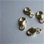 Inchizatori argint aurit (vermeil) 9 mm