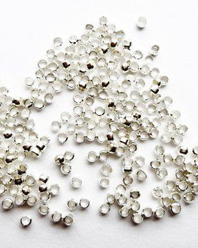 Lcrimp02 - (100 buc) crimp argintiu 1,5 mm