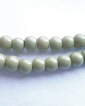 LMS487 - margele sticla verde-olive