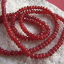 Agate visinii rondele mici fatetate sir aprox 18.5 cm