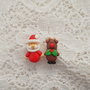Cercei cu surub Santa and Rudolph