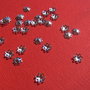 Capac perforat din argint rodiat aprox 6x1.5 mm