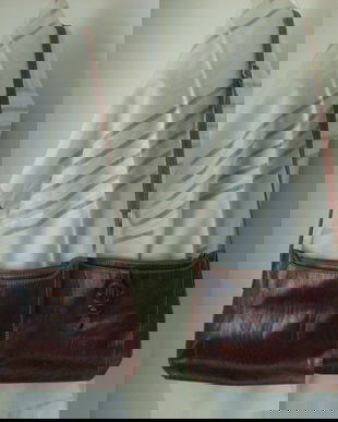 THE BRIDGE GEANTA PIELE NATURALA