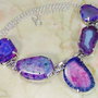 Colier agate druzy