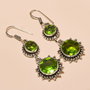 Cercei cuart peridot