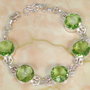 Bratara quartz green amethyst