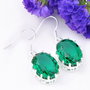Cercei emerald topaz