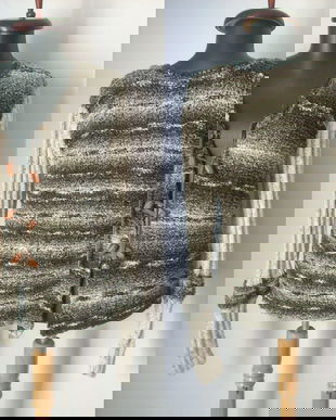 CARDIGAN TRICOTAT MANUAL FIR LANA BOUCLEE