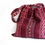 Sacosa, geanta realizata din panza de lana tesuta in razboi manual