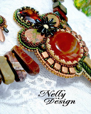"Autumn" - Set colier si cercei