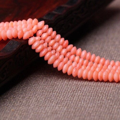 Coral roz abacus, 5x3mm (10buc) Cod :  GSLAK 242