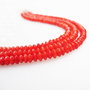 Coral rosu abacus, 5x3mm (10buc) Cod :  GSLAK 241