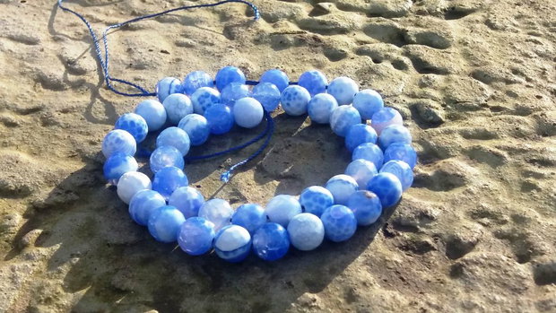 Agate Bleu Dragon Veins