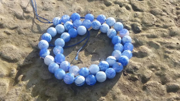 Agate Bleu Dragon Veins