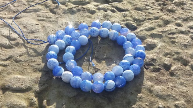 Agate Bleu Dragon Veins