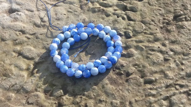 Agate Bleu Dragon Veins